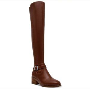 NEW DV Dolce Vita Women's Elyse Over-The-Knee Buckle Block Heel Boot